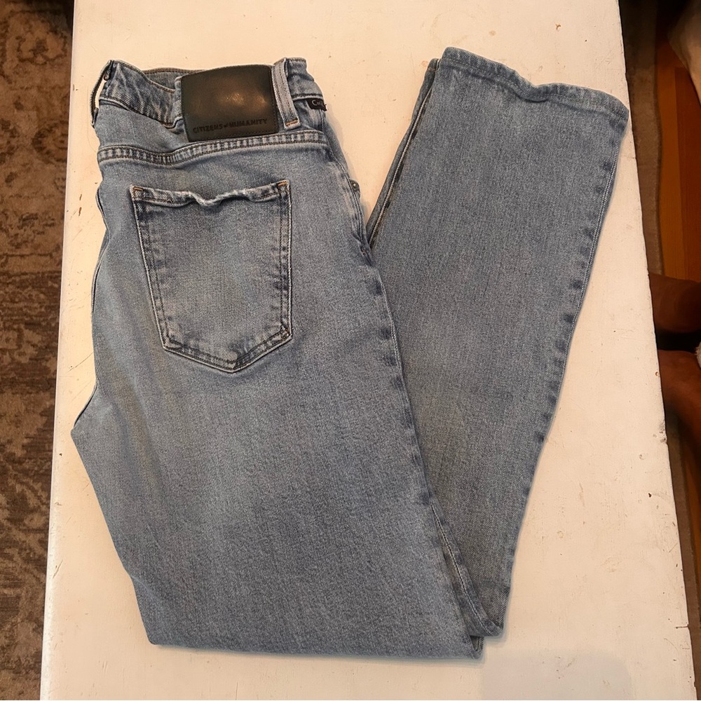 Citizens Of Humanity Light Blue Slim Straight Jeans